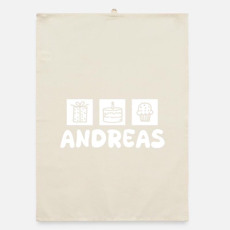 Andreas as a gift Organic dish towel