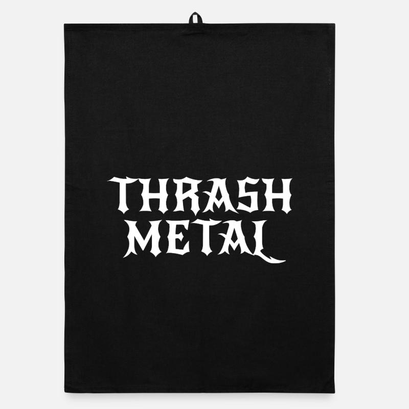 Emblème du logo Thrash Metal Torchon bio