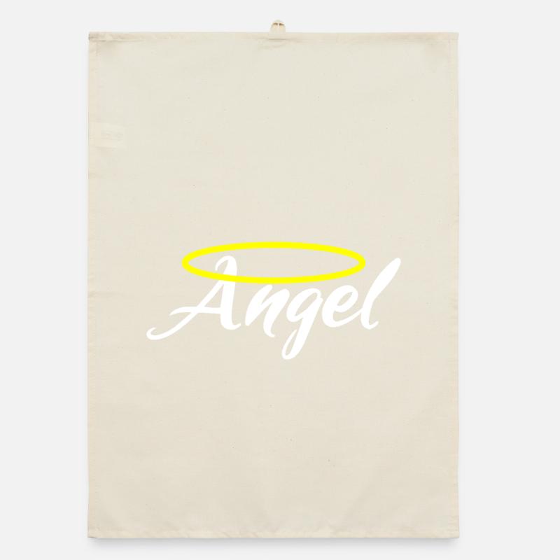 Ich bin ein Engel - Angel Organic Geschirrtuch