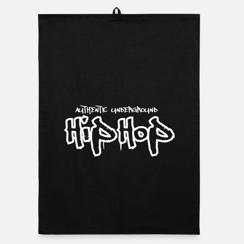 Authentische Underground-Hip-Hop-Graffiti Organic Geschirrtuch