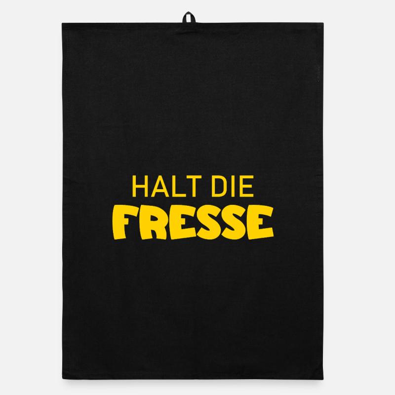 Shut Up - Cool Saying Organic dish towel