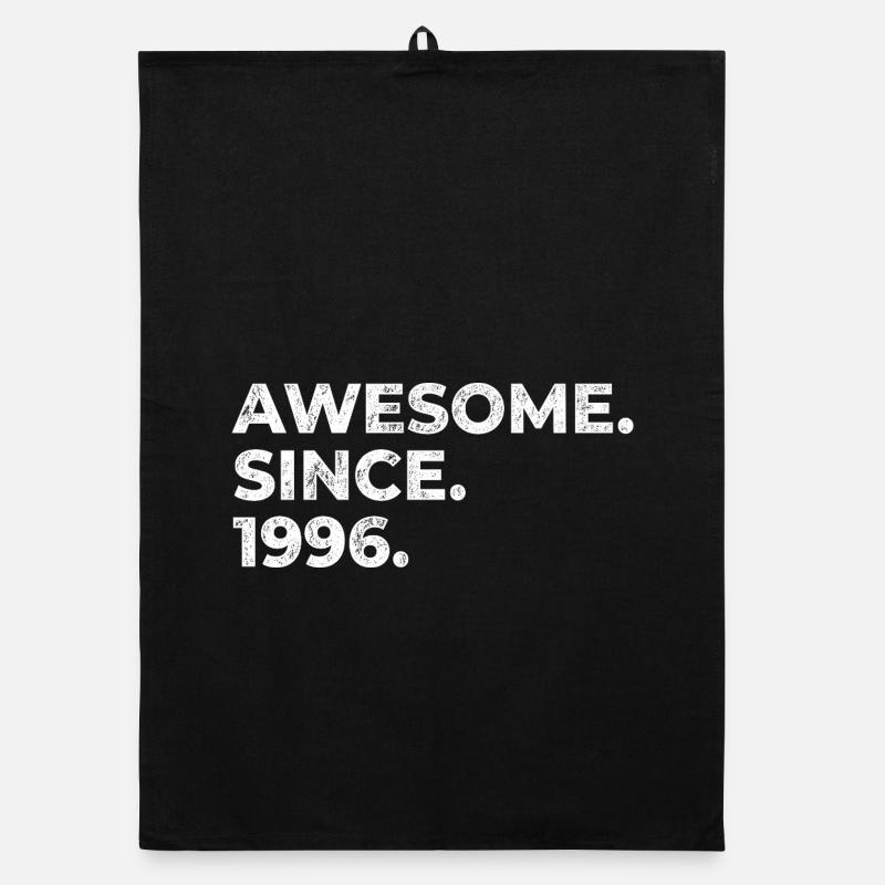 Awesome since 1996 | Birthday | Gift Organic dish towel