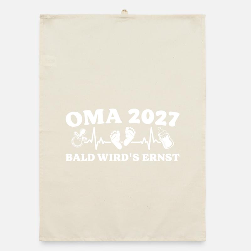 Grand-mère 2027 : Bientôt, ça devient sérieux Grossesse Torchon bio