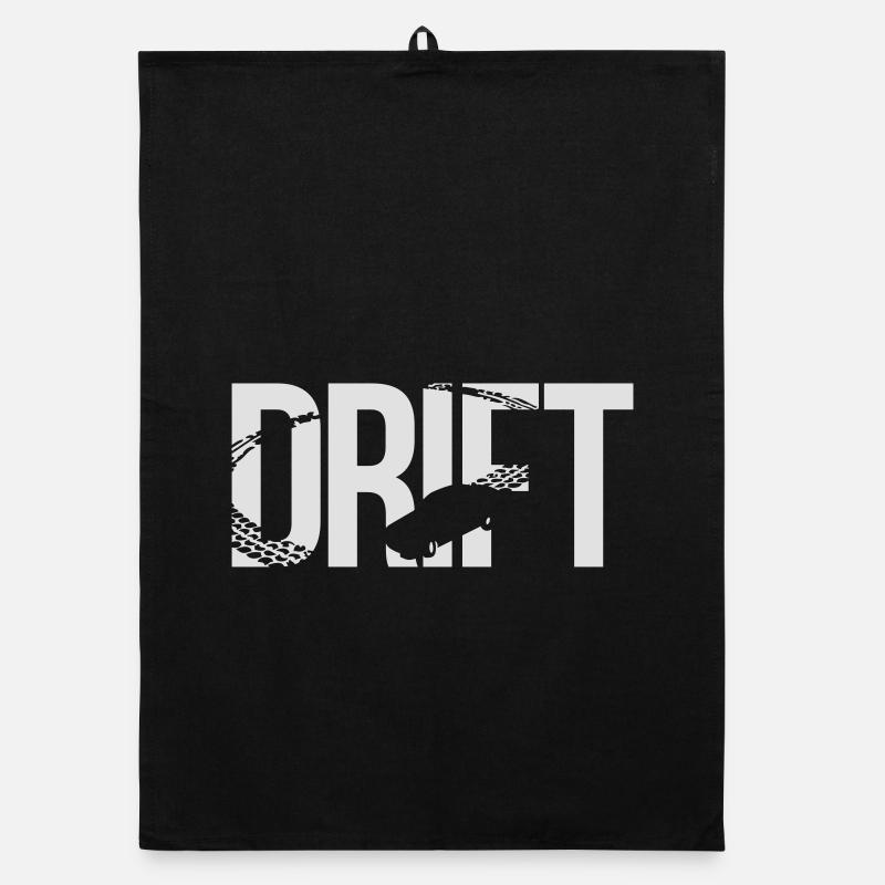drift - Torchon bio - noir