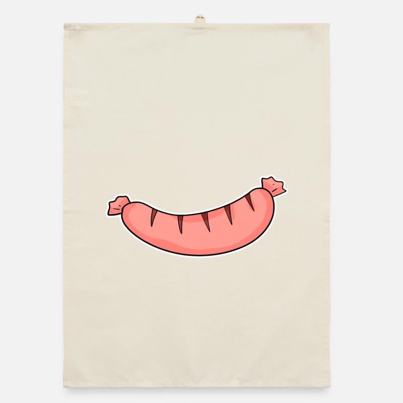 Motif de saucisse Torchon bio