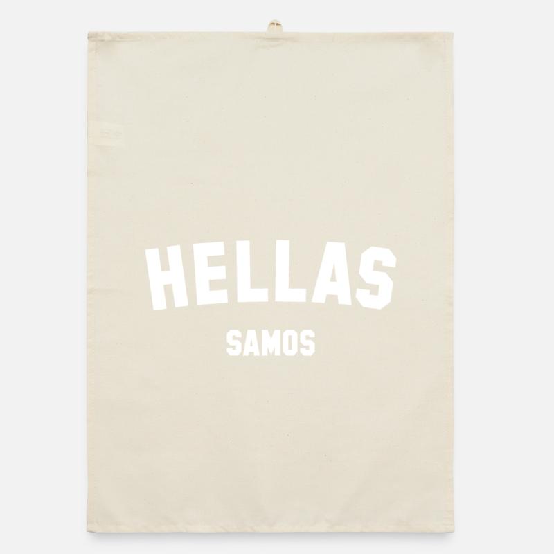 HELLAS SAMOS Griechenland Organic Geschirrtuch