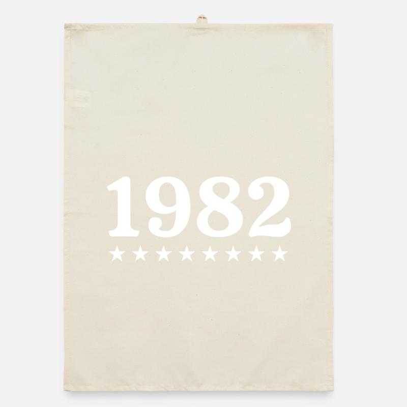 1982 Édition Limitée 1982 Retro 1982 Torchon bio