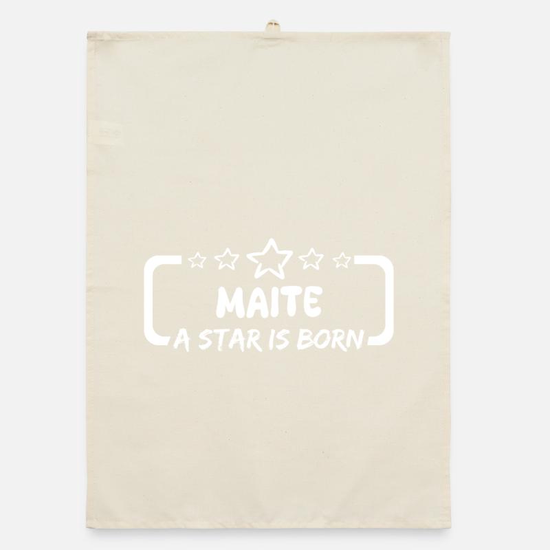 Spruch Maite Organic Geschirrtuch