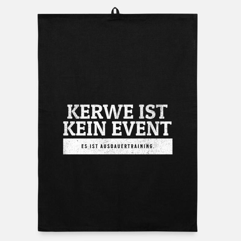SARKASMUS - Kerwe ist Ausdauertraining. Organic Geschirrtuch