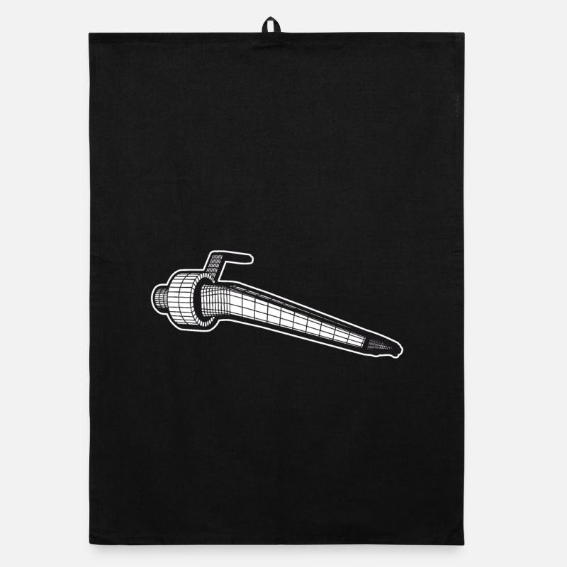DJ-System, Djing, Needle, Turntablism Organic Geschirrtuch