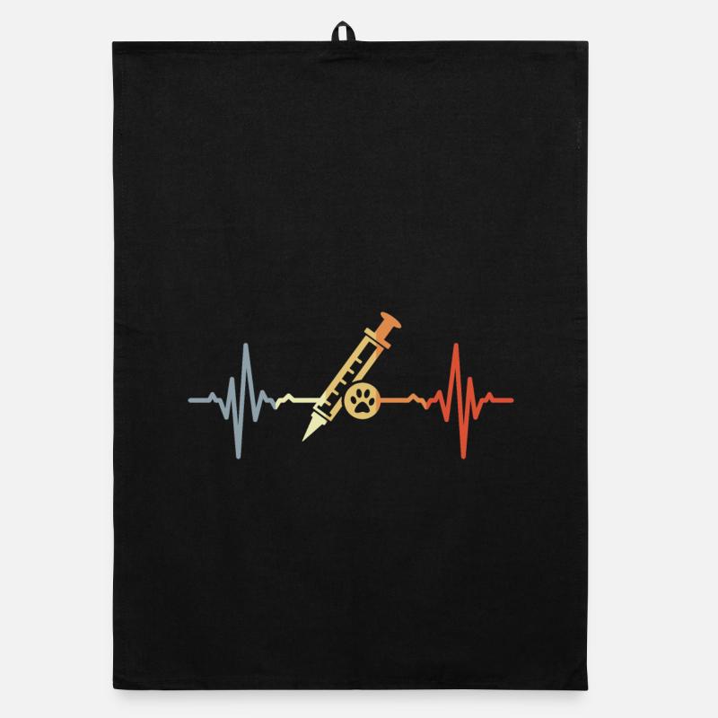 Veterinary Syringe ECG Organic dish towel