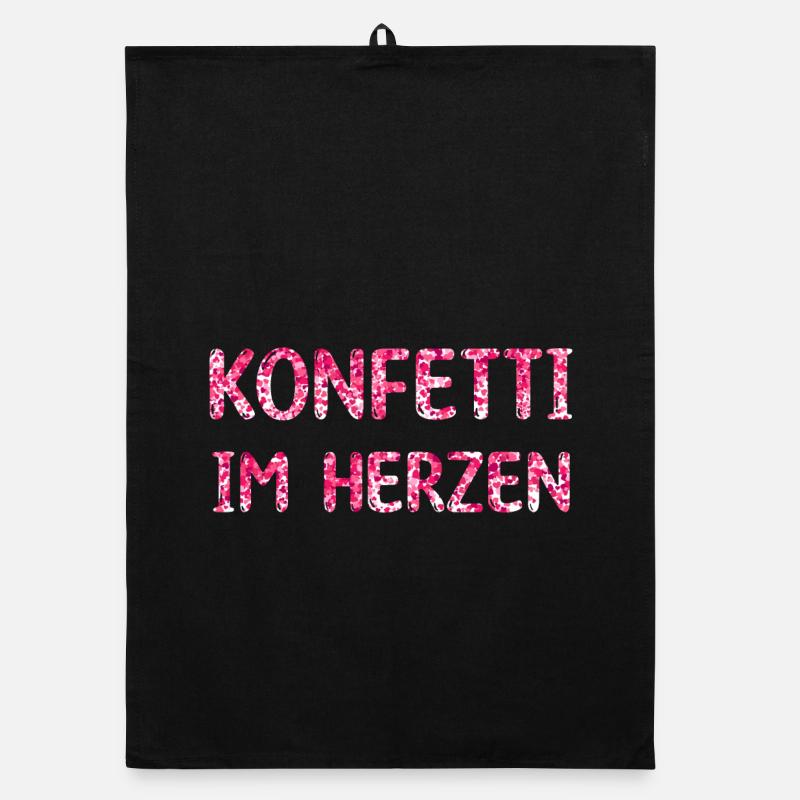 Konfetti Im Herzen Organic Geschirrtuch