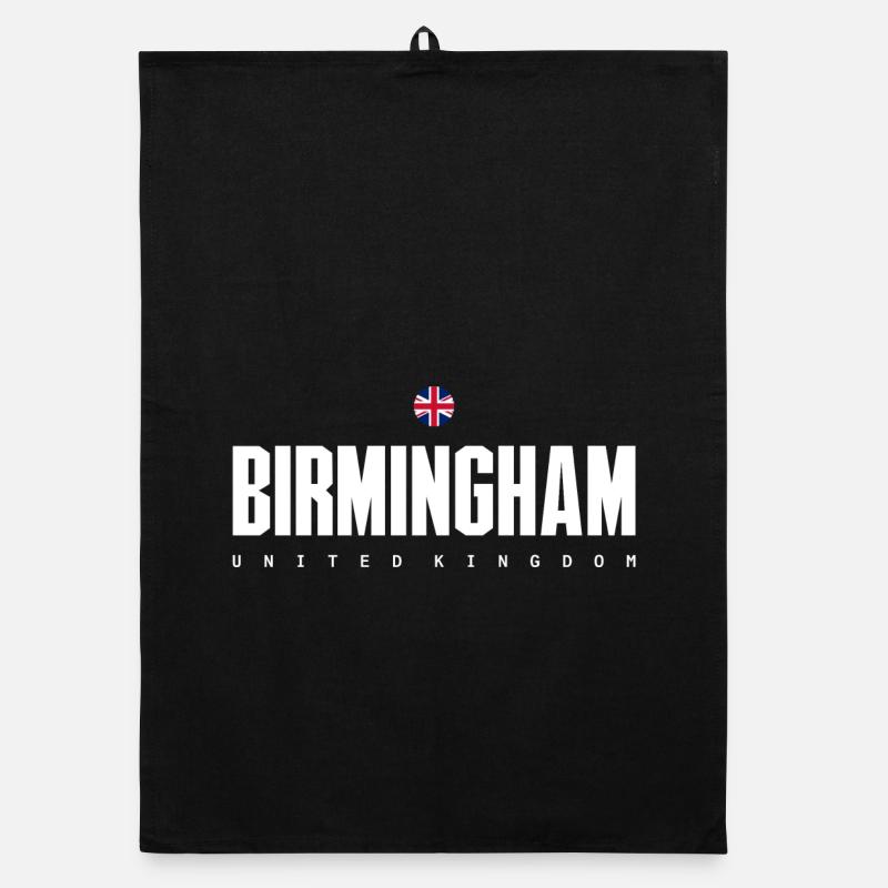 Birmingham Bold Union Typography Organic dish towel