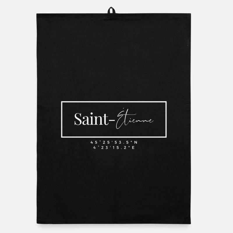 Saint-Étienne - Geschenk - Hollywood Organic Geschirrtuch