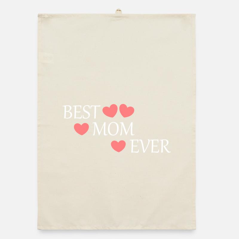 Spruch Muttertag Beste Mama der Welt Muttertag Mom Organic Geschirrtuch