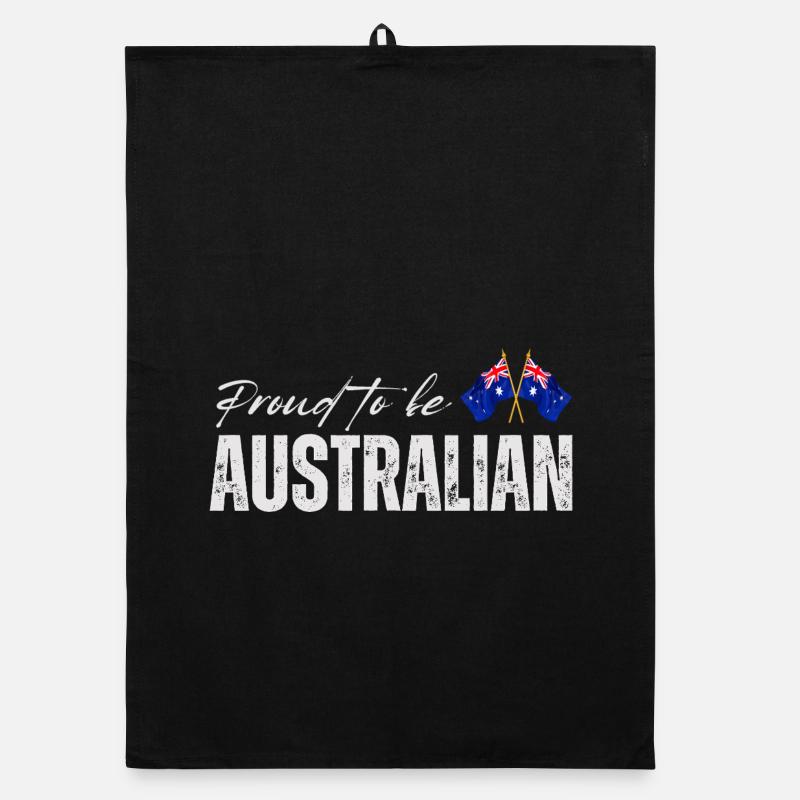 Stolzer Australier, ich liebe Australien Organic Geschirrtuch
