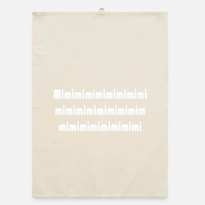 Mimi Typografie Muster Pattern Organic Geschirrtuch