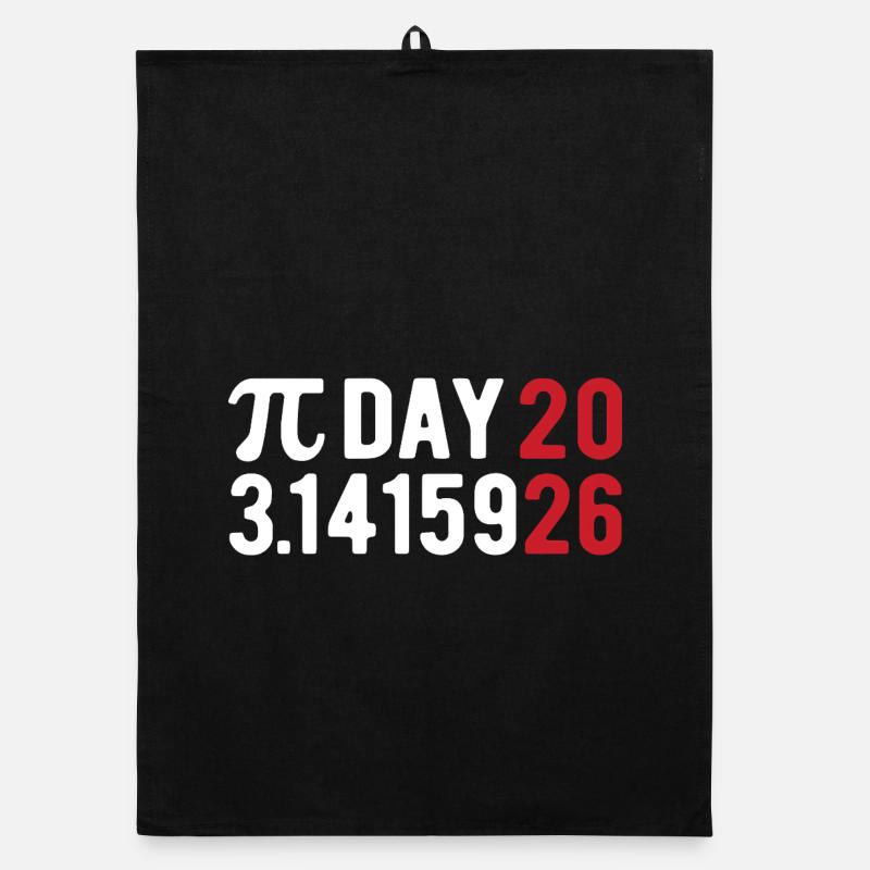 Pi Day 2026 avec le jeu des chiffres | Numéro de district 3.1415 Torchon bio