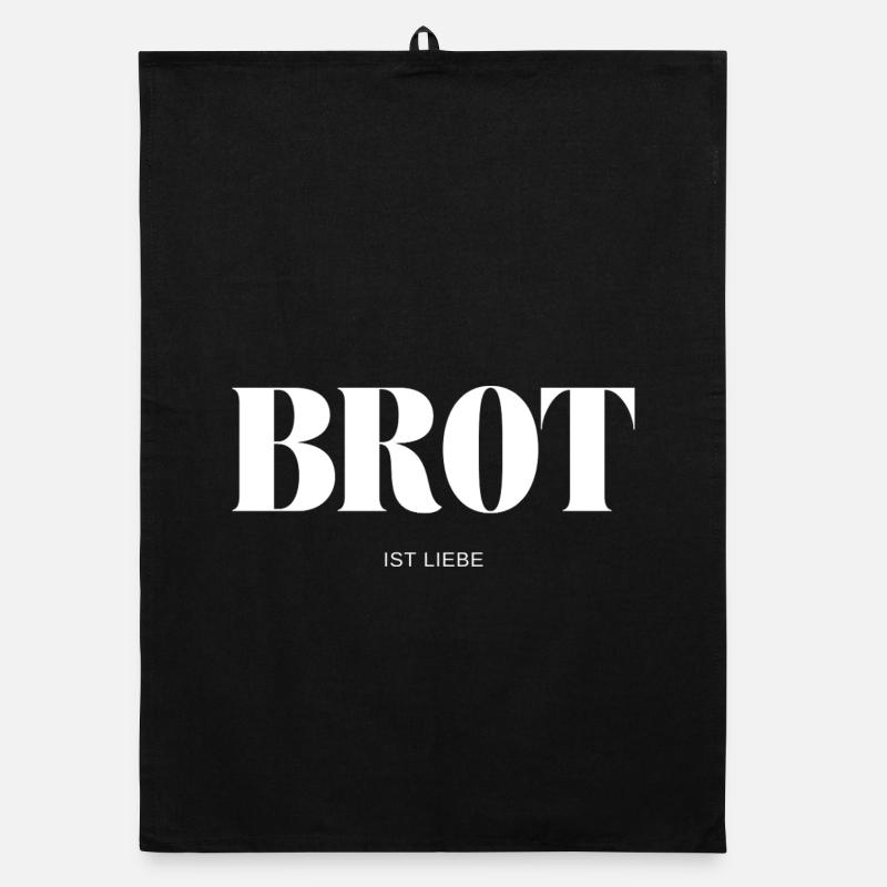 Brot ist Liebe Organic Geschirrtuch