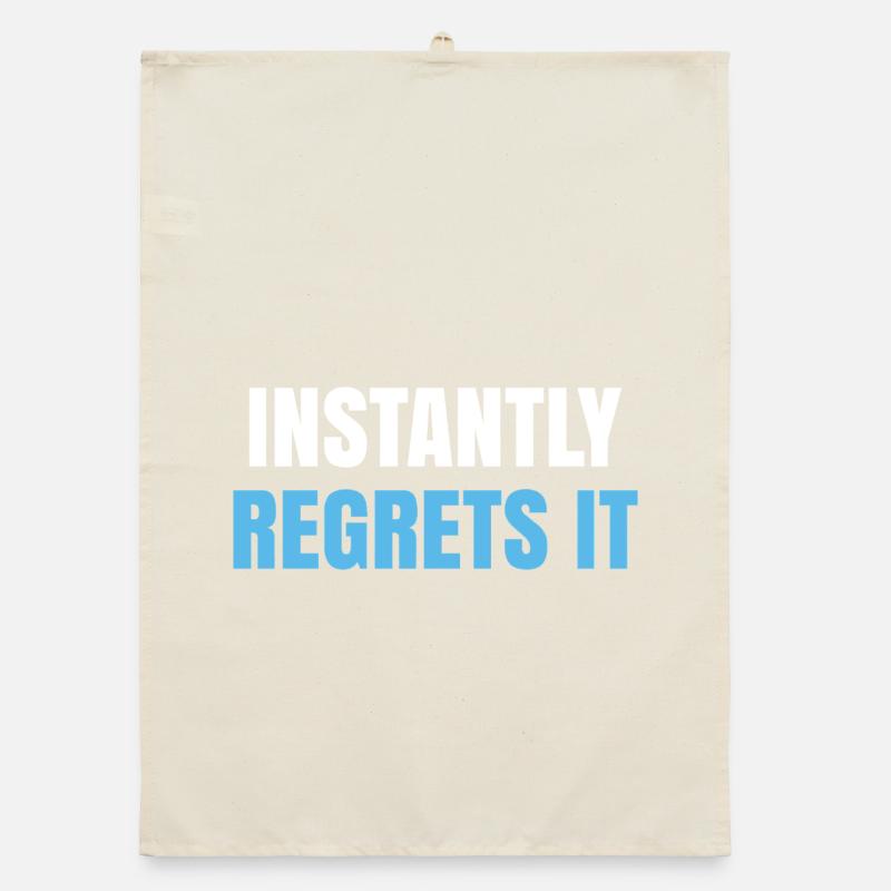 Instantly Regrets It Organic dish towel