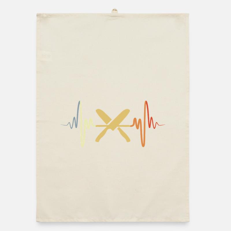 Couteau de chef Palpitations cardiaques Torchon bio