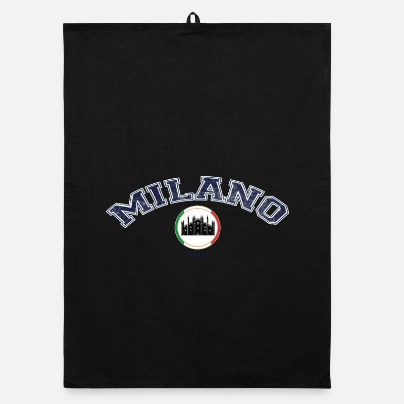 Mailand, Milano, Milan Organic Geschirrtuch