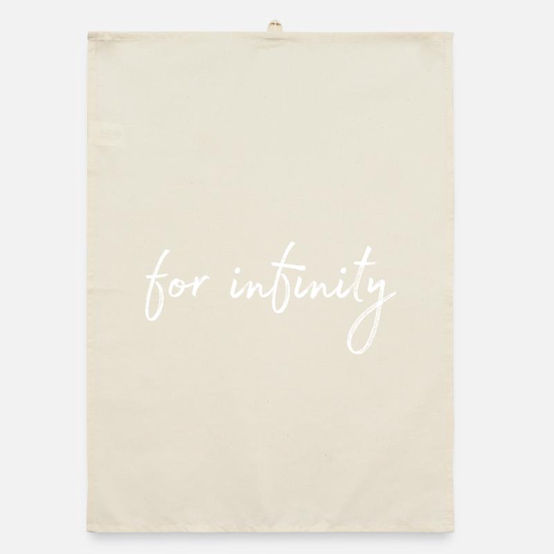 for infinity  Organic Geschirrtuch