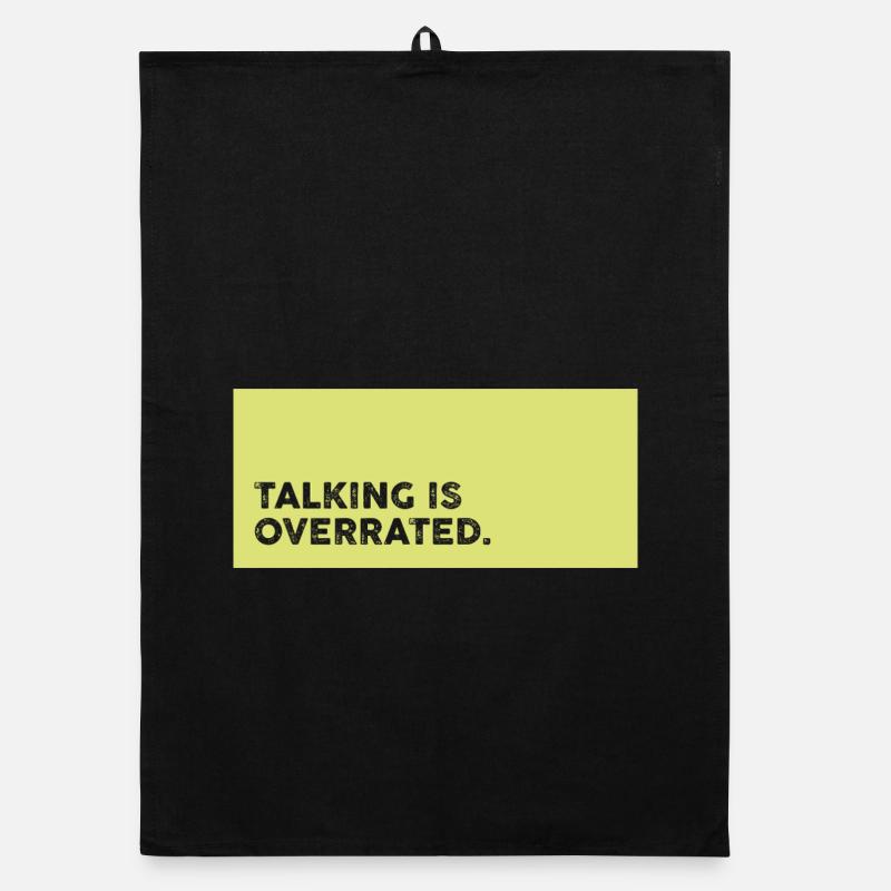 Discours surestimés – Déclaration sur le silence est de l’or Torchon bio