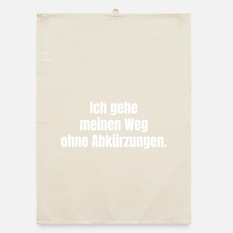 My path without shortcuts Organic dish towel