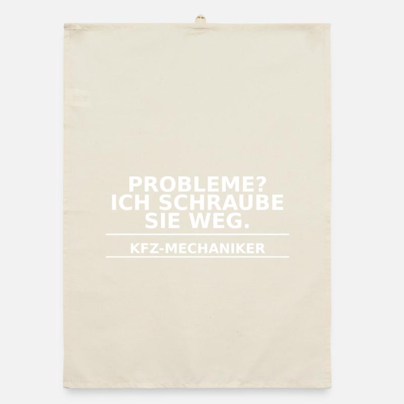 Mécanicien automobile – des problèmes ? Je les dévisse Torchon bio