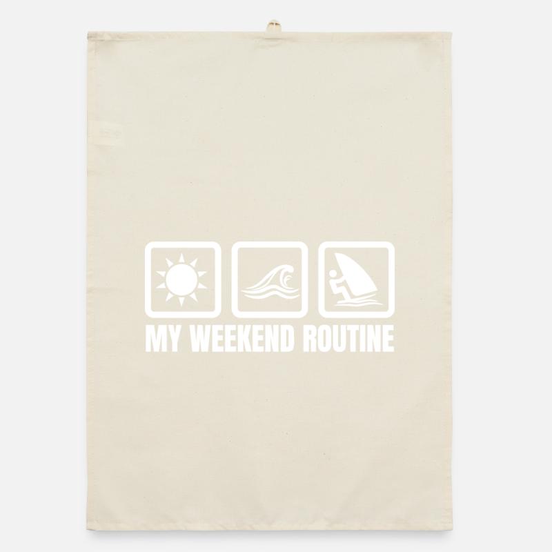 Meine Wochenendroutine Organic Geschirrtuch