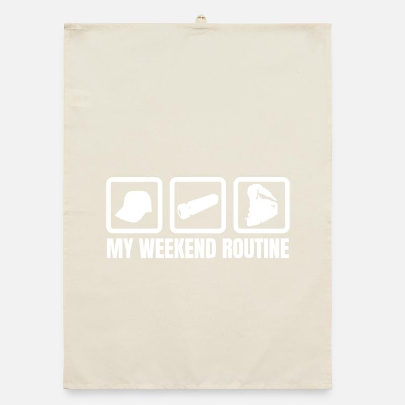 My weekend routine Organic dish towel