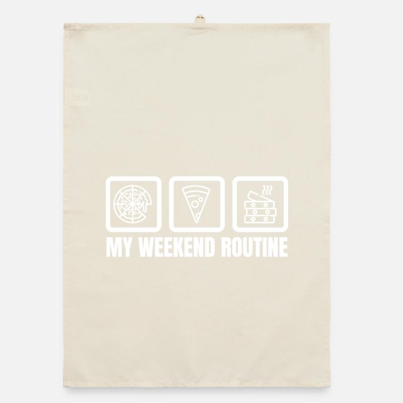 Meine Wochenendroutine Organic Geschirrtuch