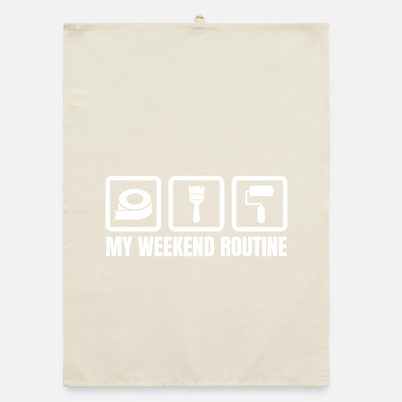 My Weekend Routine Organic dish towel