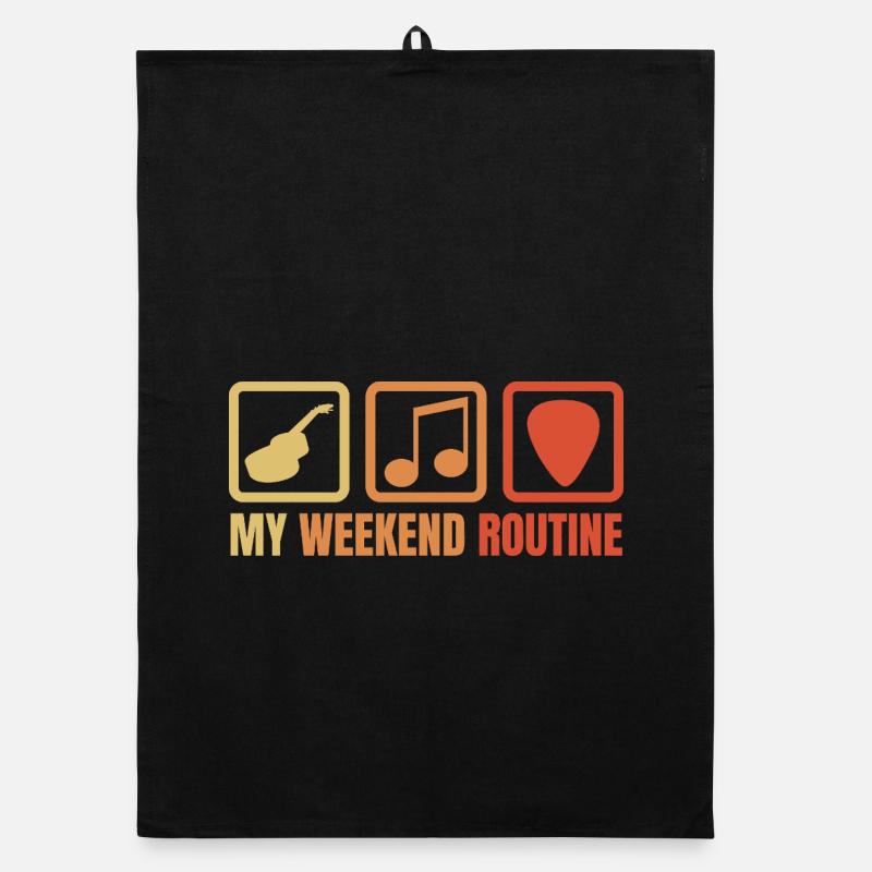 Routine du week-end guitariste Torchon bio