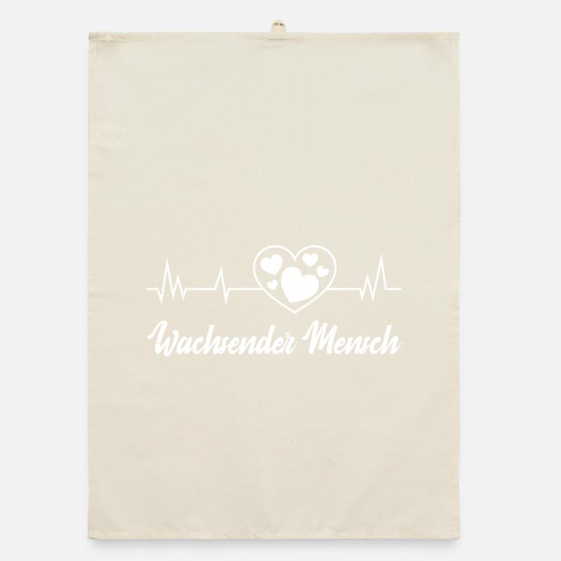 Werdende Mutter WACHSENDER MENSCH Lustig Organic Geschirrtuch