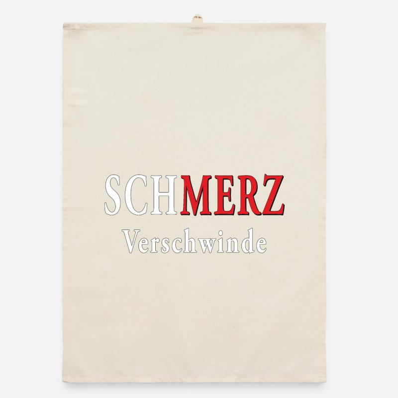 SCHMERZ VERSCHWINDE Organic Geschirrtuch