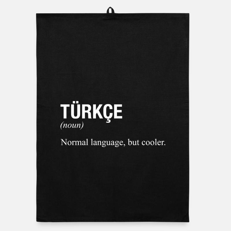 Langue turque Türkische Sprache Torchon bio