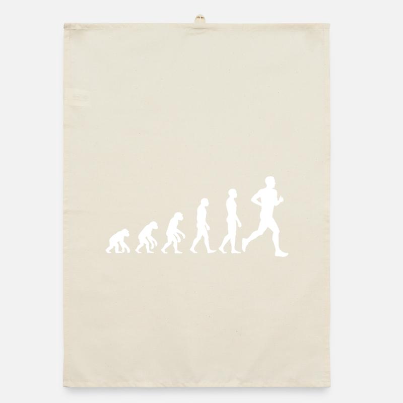 COURSE DE JOGGING – PUISSANCE DE COURSE ! COURSE DE MARATHON Torchon bio