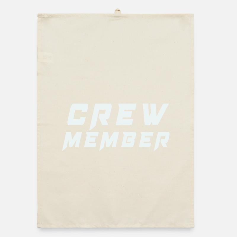 Crew Member Patch Tee Organic dish towel