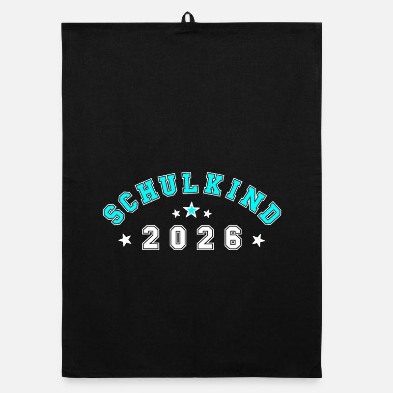 Schulkind 2026 Einschulung Organic Geschirrtuch