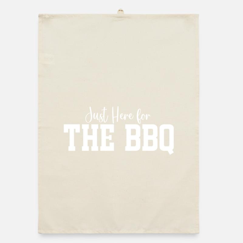 Just Here for The BBQ Organic dish towel