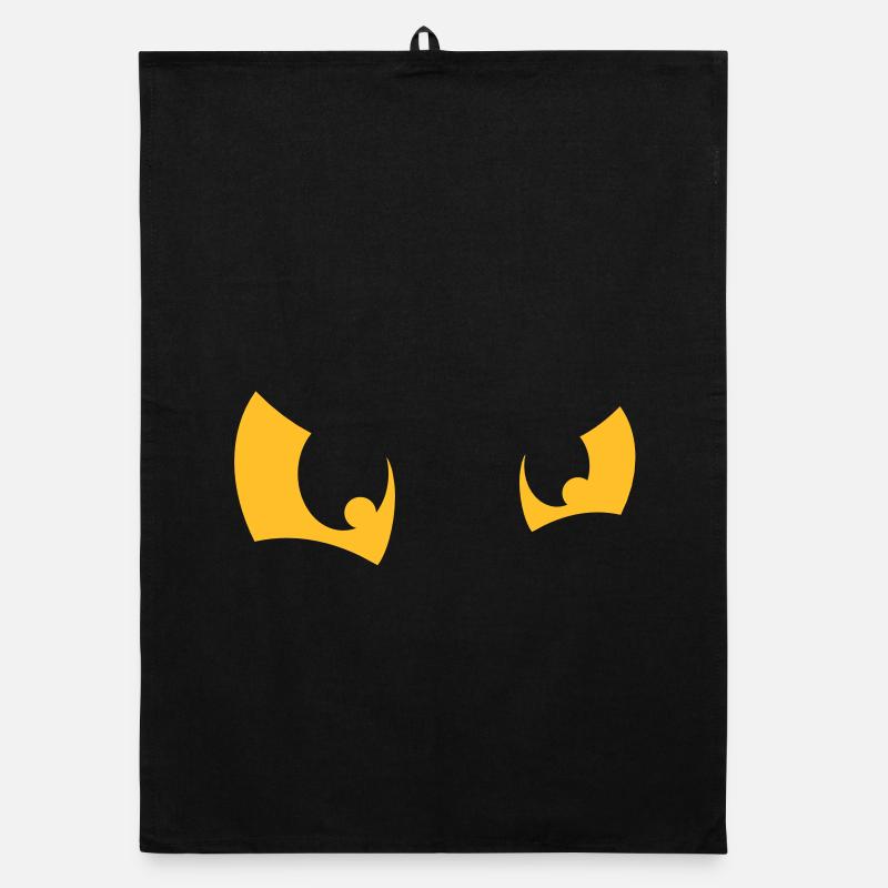 Two shining eyes Organic dish towel