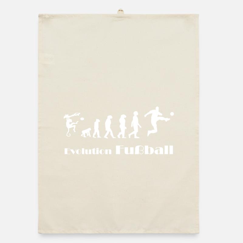 Evolution Fussball Organic Geschirrtuch