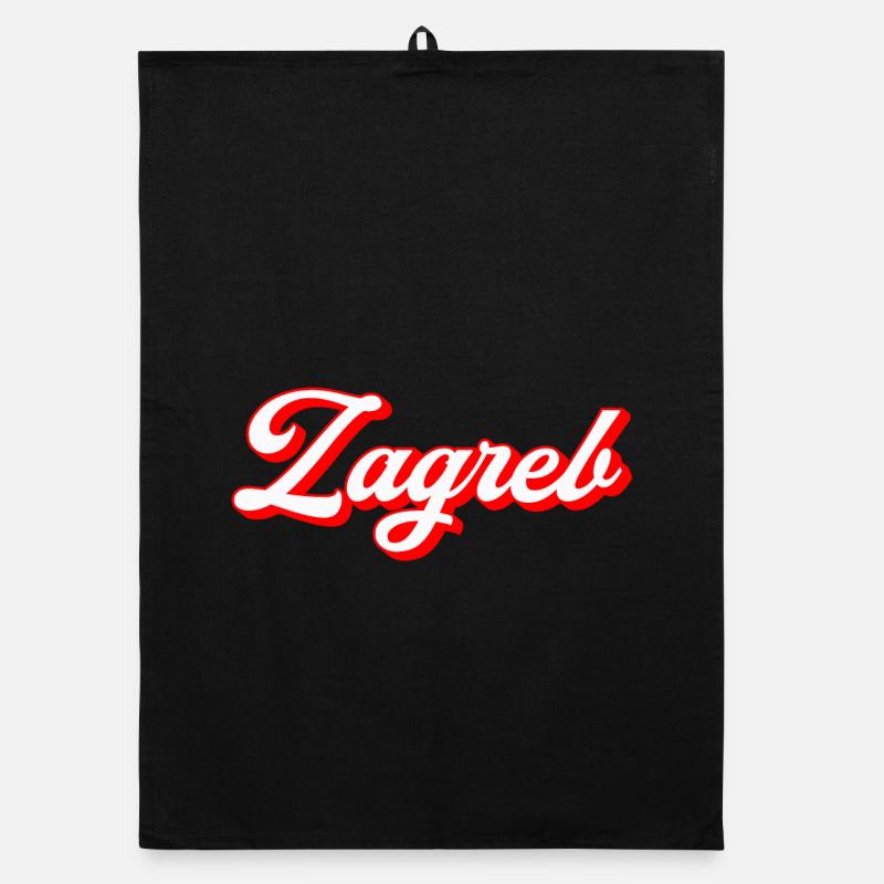 Zagreb Script Rétro Torchon bio