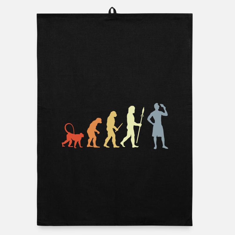 Evolution Ice Cream Lovers Organic dish towel
