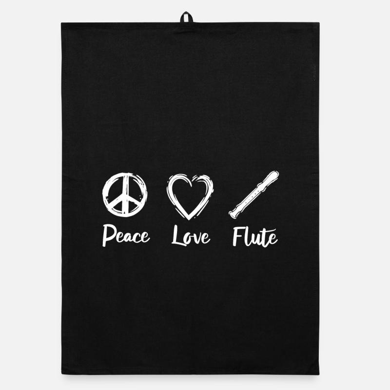 Flûte Peace Love Torchon bio