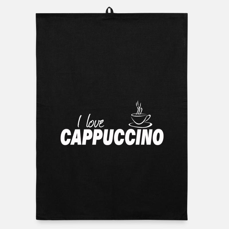 J’ADORE LE CAPPUCCINO Torchon bio