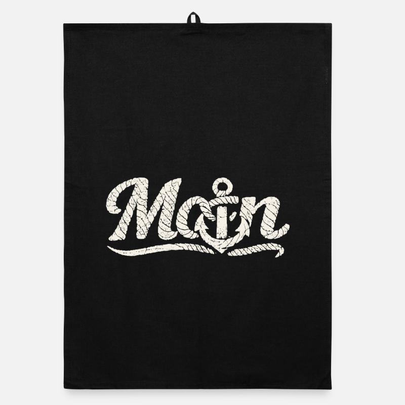 Moin Anchor Coastal Design Organic dish towel