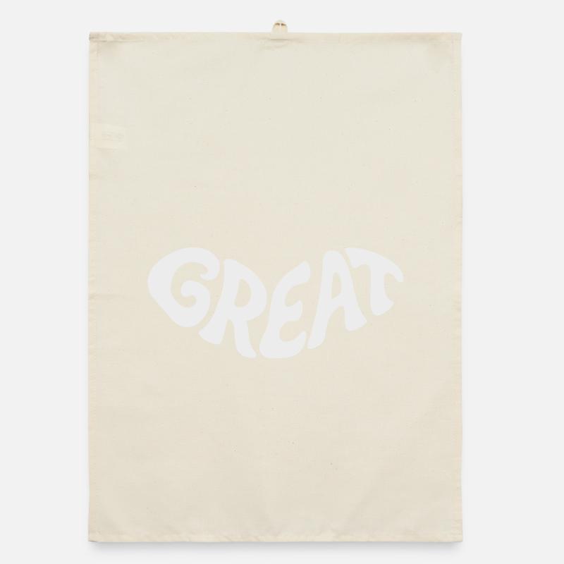 Un excellent design de mots bubbel Torchon bio